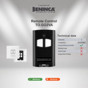 Beninca Remote Control 2 Button